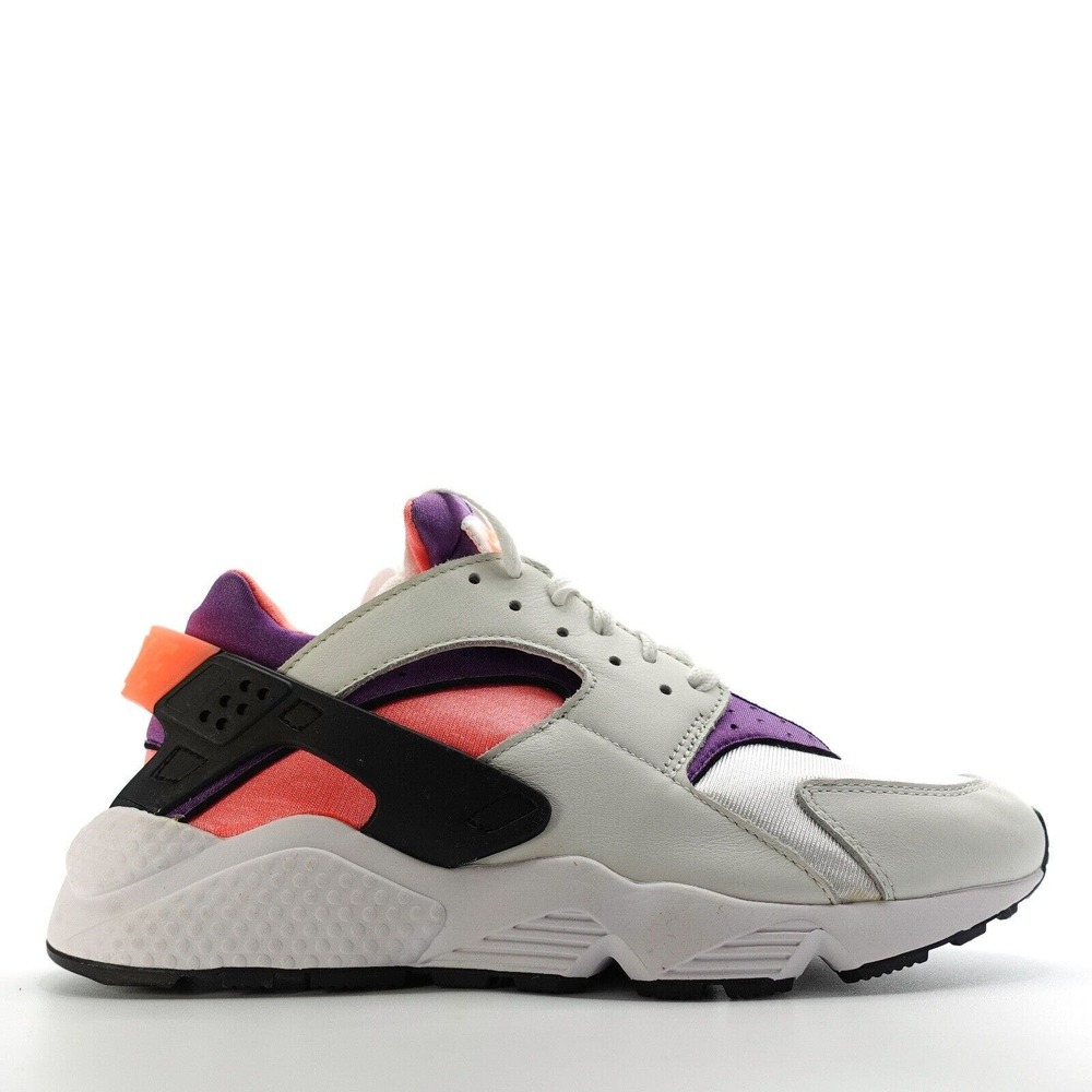 Nike Air Huarache Bright Mango Purple White Sneakers Mens Size 9 DD1068-101
